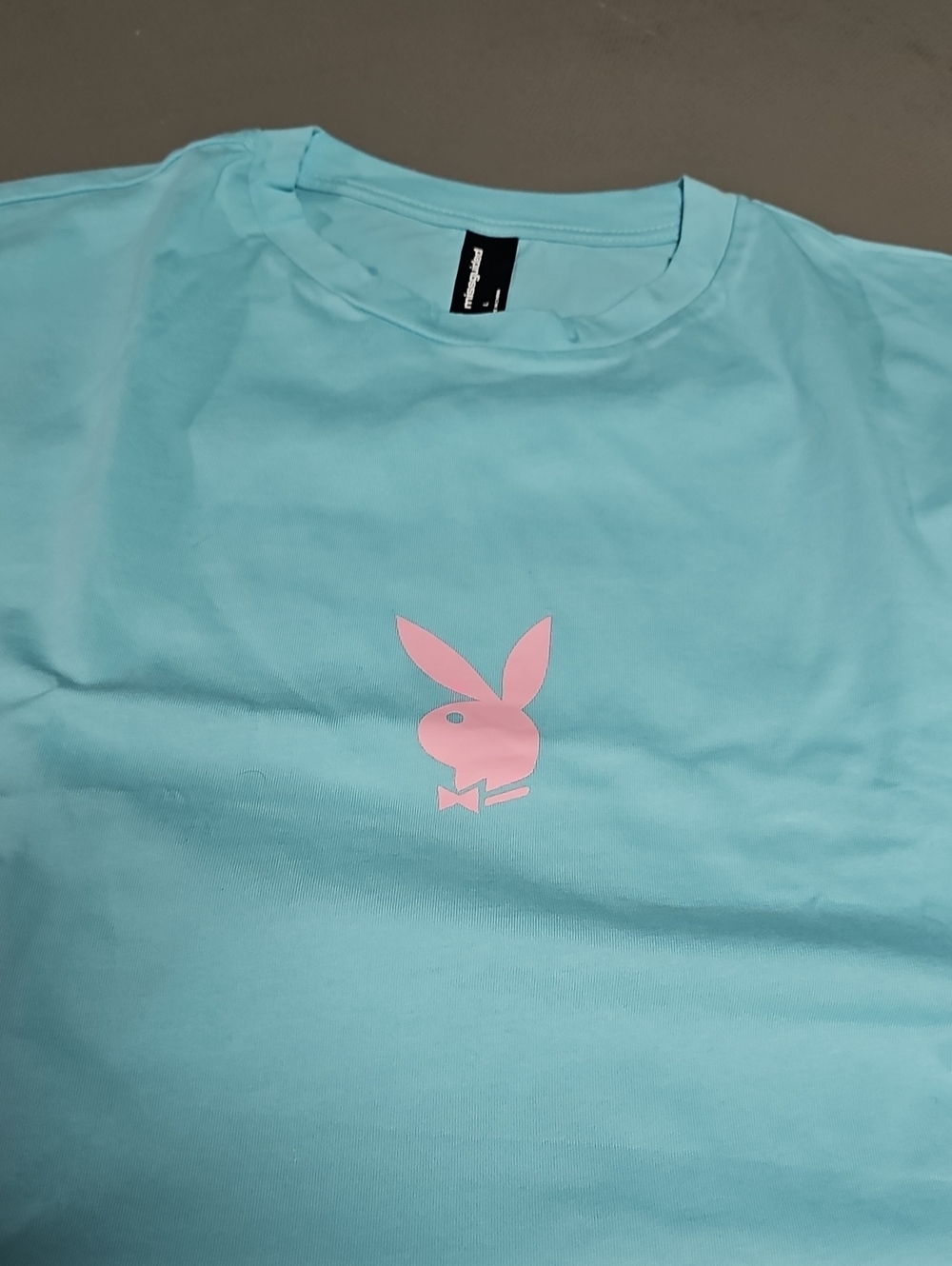 🔴SALE Playboy T-shirt Short Sleeve Logo Relaxed Fit Cotton Unisex NWT - Picture 3 of 4